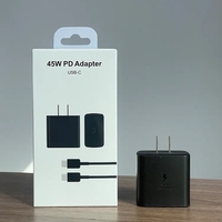 Cargador Rápido PD Tipo-C de 45W de Alta Calidad al por Mayor para UE, Reino Unido, Australia y EE. UU.