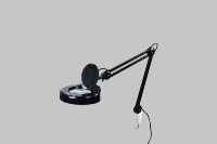 Lampe Loupe LED Professionnelle de Bureau 1,75x, Multifonctionnelle pour Salon de Beauté, Réparation, Atelier, Pliable, 3 à 5 Dioptries