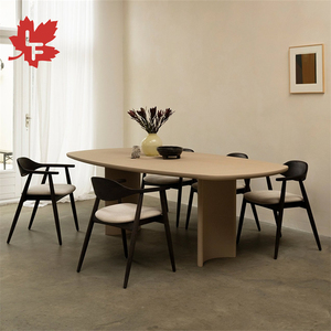 Chaise de salle à manger classique et abordable avec accoudoirs en bois massif, style scandinave, pour la maison et l'hôtel - Product Image 6