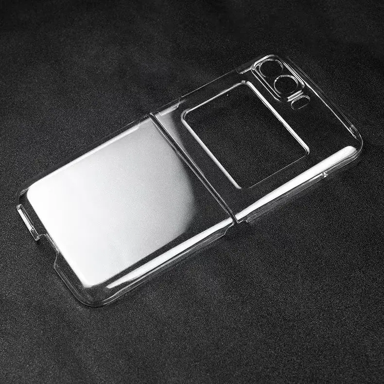 เคสโทรศัพท์สำหรับ Motorola RAZR 5G 2022,เคส PC ใสใสแบบเต็มรูปแบบแบบพรีเมี่ยม