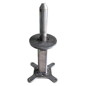 Base de Acero Inoxidable, Soporte de Columna para Dispensador de Desinfectante de Manos Montado en la Pared, Color Plateado, Uso en Hoteles - Product Image 1