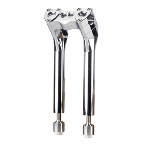 Elevador de manillar de motocicleta, abrazadera de retroceso, elevación recta de 10 "+ 1" para Halrey Softail Deluxe Standard <span class=keywords><strong>Fat</strong></span> Boy Special Breakout - Product Image 1