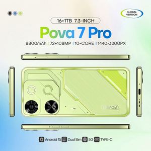 Teléfono Inteligente <span class=keywords><strong>Tecno</strong></span> <span class=keywords><strong>Pova</strong></span> 7 Pro 5G de 7.3 Pulgadas, Directo de Fábrica, Doble SIM, 16 GB, Resistente a Golpes, CPU Deca-Core, Cámara Trasera de 108 MP, Resolución HD, LTE - Product Image 4