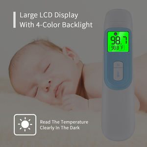 Para Berrcom Termômetro Digital Preciso para Adultos Bebês <span class=keywords><strong>IR</strong></span> Infravermelho Testa Orelha Contato Plástico Tela LCD Display Elétrico - Product Image 2