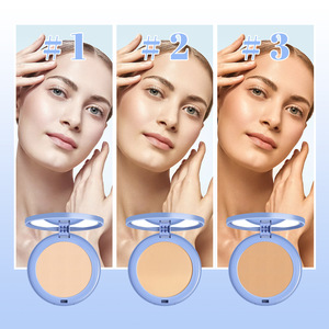 Fond de teint en poudre pressée OEM, couverture complète, contrôle de l'huile longue durée, poudre naturelle pour le visage pour une utilisation quotidienne - Product Image 4