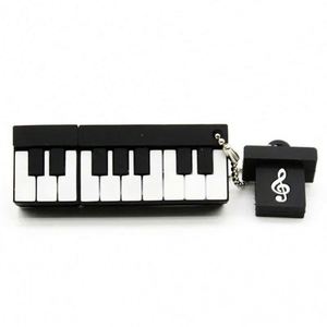 Clé USB 2.0 en silicone en forme de bâton de guitare, cadeau promotionnel publicitaire pour entreprise - Product Image 4