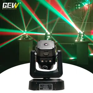 GEVV DJ Equipment 150w LED Arm Wind Fire Wheel Beam Laser Strobe Moving Head Light For Party KTV Bar