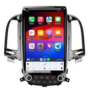 Android 10.0 <span class=keywords><strong>For</strong></span> Hyundai <span class=keywords><strong>Santa</strong></span> <span class=keywords><strong>Fe</strong></span> 2006 2007 2008-2012 Car GPS Navigation Headunit Auto Stereo Radio Tape Recorder Multimedia IPS - Product Image 1