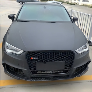 Parrilla Delantera Estilo Panal de Abeja RS para <span class=keywords><strong>Audi</strong></span> ABS Facelift 2014-2016 con Orificios - Product Image 5