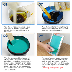 Tốt nhất bán delio S330 nước dựa trên in ấn màn hình cảm quang dán chịu nước ảnh nhũ tương - Product Image 4