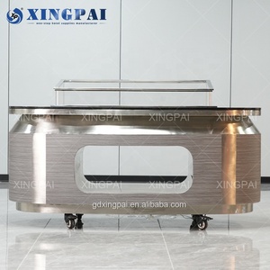 XINGPAI Commercial Catering Equipment Custom Marble Top <strong>Buffet</strong> <strong>Table</strong> Modern Luxury <strong>Buffet</strong> <strong>Tables</strong> for Catering <strong>Buffet</strong> - Product Image 4