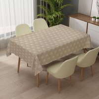 Nappe rectangulaire en PVC imprimé gris RNPT, 54x108, résistante, pour anniversaire, facile à nettoyer, toile cirée – Grande Vente