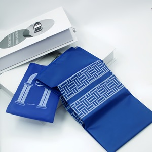 Mini tappetino da viaggio da preghiera in tinta unita islamico pieghevole in poliestere Smart musulmano da regalo con borsa - Product Image 2