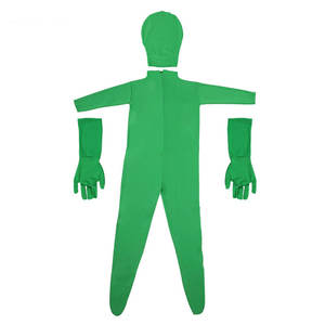 Miao Tu ชุดบอดี้สูทโครมาเก้สกรีน<span class=keywords><strong>สี</strong></span><span class=keywords><strong>เขียว</strong></span>สำหรับชายและหญิง, บอดี้สูทสำหรับถ่ายภาพที่หายไป - Product Image 4