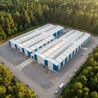 Bâtiment industriel en acier, entrepôt, auvent de station-service Libida, structure en acier pour maison aux États-Unis