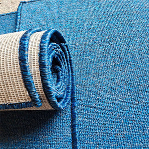 Nouveau tapis décoratif d'intérieur en polypropylène résistant aux taches, moderne, à boucles, en rouleaux, pour chambre, bureau, salon - Product Image 1