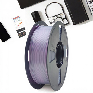 Jinccai Wholesale Silk PLA Rainbow <b>3D</b> Filament 1kg/roll 1.75mm Dual-Color 100% Virgin Material FDM <b>3D</b> <b>Printer</b> Tolerance - Product Image 1