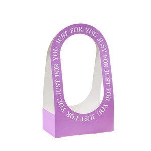 Bolsa de Papel Kraft para Envolver Ramos de <span class=keywords><strong>Flores</strong></span>, con Asa, para Decoración de Bodas y Fiestas, Embalaje de Regalo Personalizado - Product Image 1