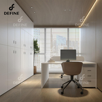 Ensemble de mobilier de bureau moderne tout-en-un, conception de service de fabrication sur mesure pour une solution complète
