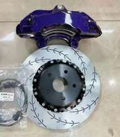Kit Kaliper Rem Aluminium Besar 18Z Baru, Depan Enam Belakang Empat +1 Set Kaliper untuk AUDI VW