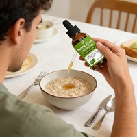 Édulcorant liquide naturel certifié Halal 100 % sans gluten à base de fruit du moine