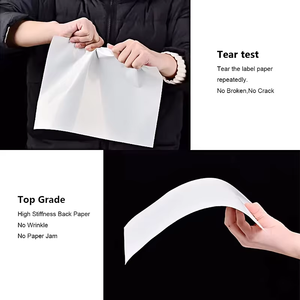 Pegatinas de etiquetas imprimibles de flexografía, 20 piezas, hojas de etiquetado A4, impresora láser de inyección de tinta Compatible, papel de vinilo con letras impermeables - Product Image 5