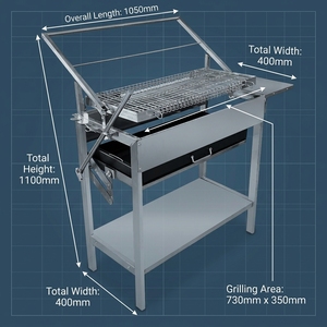 Grille de <span class=keywords><strong>barbecue</strong></span> inclinable HDT01 pour charbon de bois, plaque de cuisson réglable, accessoires de <span class=keywords><strong>barbecue</strong></span>, plaque de cuisson extérieure - Product Image 2