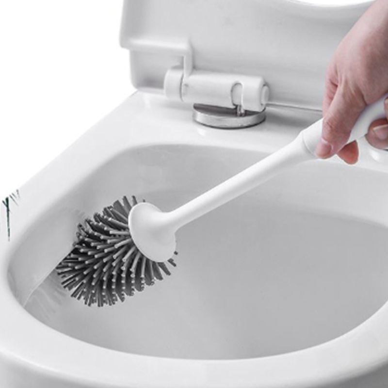 Long Handle Soft Bristle Silicone Bathroom