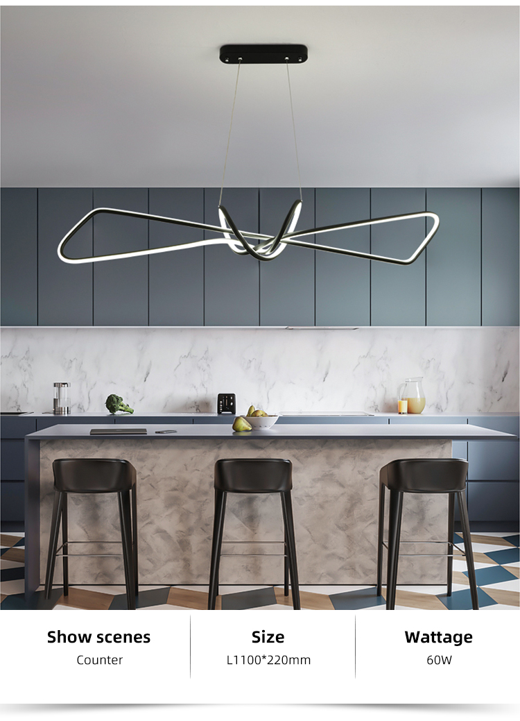 China Supplier Modern Interior Gold Silicone Aluminum Led Chandelier Pendant Lighting