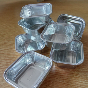 סיטונאי <span class=keywords><strong>8011</strong></span> נייר אלומיניום 0.014 מ\\\"מ מיכל מזון חד פעמי 30 ס\\\"מ 45 ס\\\"מ גלילי נייר אלומיניום קטנים - Product Image 1