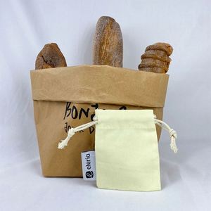 Premium Quality Organic Cotton <b>Drawstring</b> Bag Eco-Friendly Recyclable and Biodegradable Reusable Dust <b>Pouch</b> - Product Image 3