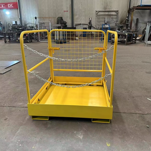 Cages <span class=keywords><strong>de</strong></span> sécurité <span class=keywords><strong>de</strong></span> chariot élévateur à la mode haut <span class=keywords><strong>de</strong></span> gamme paniers <span class=keywords><strong>de</strong></span> personnel OEM personnalisés pour équipement <span class=keywords><strong>de</strong></span> stockage <span class=keywords><strong>de</strong></span> cargaison <span class=keywords><strong>de</strong></span> construction - Product Image 2