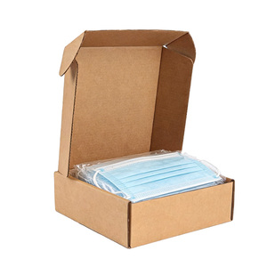 صندوق تخزين أقنعة من الورق الكرافت الصديق للبيئة - منظم مسطح للأقنعة المعبأة للاستخدام مرة واحدة، محمول ومتين وقابل للتخصيص حسب الحجم - Product Image 1