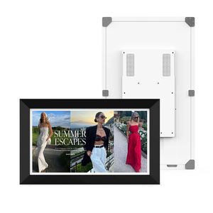 Marco de Fotos Digital con Pantalla Táctil de Acrílico y Madera de 24 Pulgadas, Álbum Electrónico Compartible, Video, Nube, <span class=keywords><strong>Arte</strong></span> Digital - Product Image 1