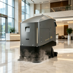 Robot de nettoyage vapeur autonome haute température pour tapis, double réservoir, nettoyage et stockage des eaux usées, longue durée de fonctionnement continue - Product Image 1