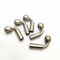 Raccords de tuyau de frein banjo en acier inoxydable, de 10mm de diamètre 28, 45 et 90 degrés