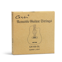 Source Factory High-Carbon Hexagonal Steel Core Brass Wound String CIVIN CA100 Environmental Anti-Rust Coated Acoustic Strings