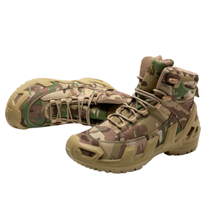 Botas Tácticas de Senderismo de Corte Medio Personalizadas TSB07, Color Verde Oliva, Botas de Senderismo AK, Botas Cortas - Product Image 2