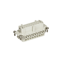 Connecteur industriel automobile multipolaire SENTUO He 16 broches 16A 250V en cuivre IP65/IP67 avec boîtier en acier inoxydable robuste