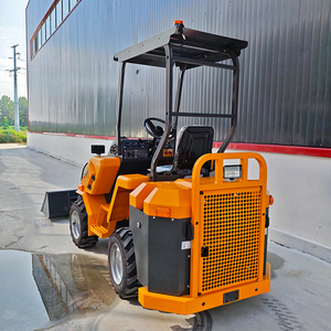 Spedizione gratuita Mini caricatore telescopico ruote del carrello elevatore caricatore con sistema idraulico motore Kubota con attacco - Product Image 4