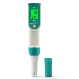 เครื่องวัดความเค็ม Hedao Wholesale PH-2024 3 in 1  0-100% เครื่องวัดเกลือ เครื่องวัดค่า pH สำหรับการเพาะเลี้ยงสัตว์น้ำ พร้อมระบบ ATC - Product Image 1