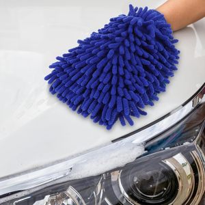 Guante de microfibra de chenilla para lavado de coches, grueso, de secado rápido, cuadrado, de color liso, para limpieza y detallado, buen precio - Product Image 2