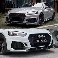 Kit d'accessoires pour pare-chocs avant en fibre de carbone pour AUDI RS5 B9 avec finition polie et installation facile