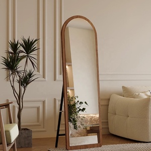 <span class=keywords><strong>Specchio</strong></span> con Cornice in Legno <span class=keywords><strong>a</strong></span> Pavimento, Minimalista e Decorato, Personalizzato in Fabbrica - Product Image 6
