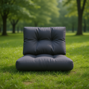 Cojín de Poliéster Antracita para Exteriores, Tamaño Estándar, Resistente al Agua, Acolchado, Rectangular, para Uso en Todas las Estaciones - Product Image 2