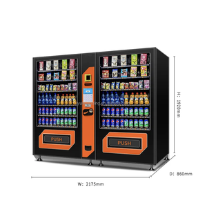 Distributeur automatique de vente au détail 24h/24 et 7j/7, distributeur automatique de collations et de boissons avec plusieurs options de paiement, service en libre-service 24h/24 et 7j/7 - Product Image 2