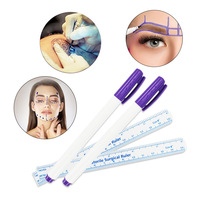 Industrie de la chirurgie esthétique et plastique utilisant un marquage temporaire du visage stérile du corps en toute sécurité marqueur cutané chirurgical