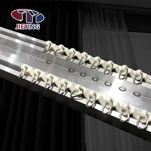 Jieying Trần đôi Rèm theo dõi hợp kim nhôm đôi Rèm theo dõi đường sắt, Trần đôi Rèm đường sắt - Product Image 1