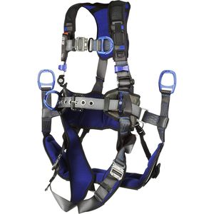 3M ExoFit X300 Safety Harness <b>Large</b> Aluminum D-Rings Quick <b>Connect</b> Buckle 1200 Kg Breaking Strength Tower Climbing Positioning - Product Image 2