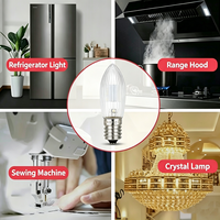 Ampoule à filament LED C6, lumière LED à basse tension 10-55V, ampoule LED vintage en forme de bougie pour lustre, éclairage décoratif